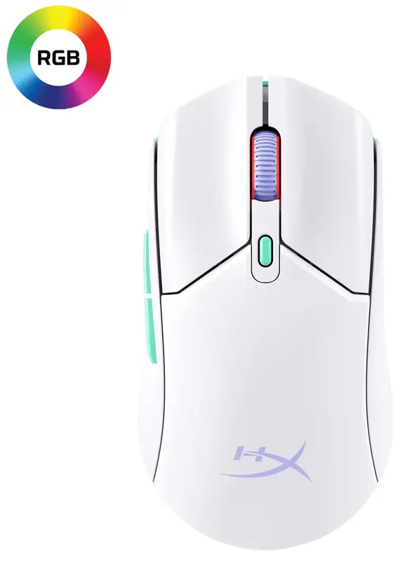 Ігрова комп'ютерна миша HyperX Pulsefire Haste 2 Core Wireless White фото