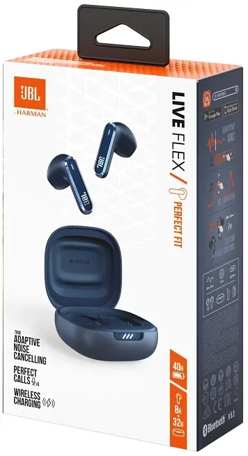 Наушники JBL Live Flex Blue фото