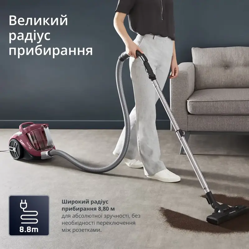 Пилосос для сухого прибирання без мішка Rowenta RO4B23EA - фото - №12