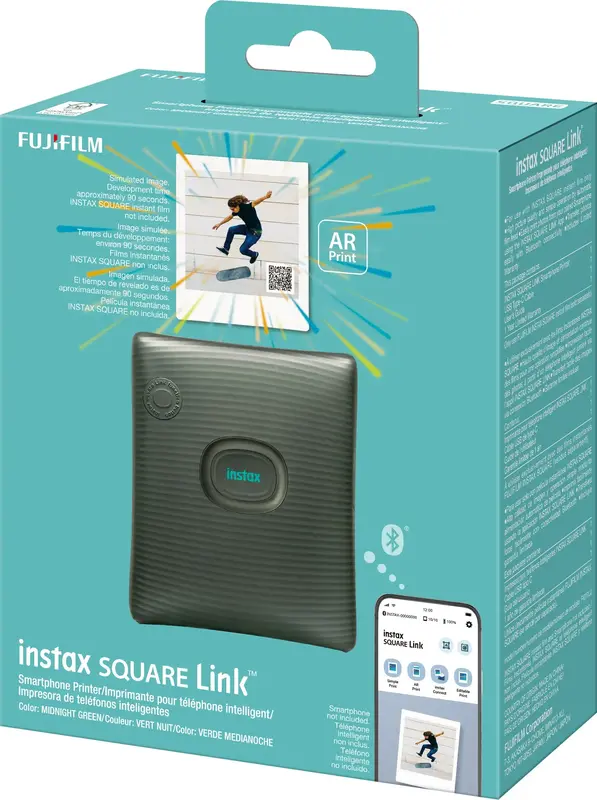 Фотопринтер Fujifilm INSTAX SQ Link Green - фото - №7