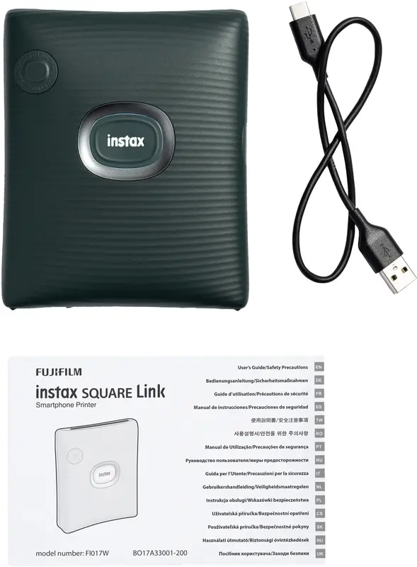 Фотопринтер Fujifilm INSTAX SQ Link Green - фото - №5