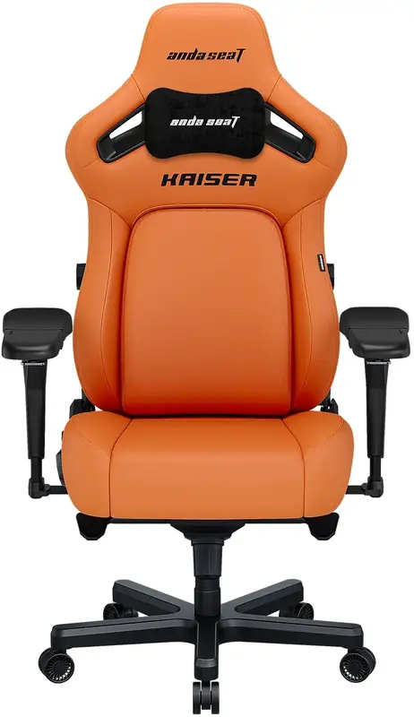 Ігрове крісло Anda Seat Kaiser 4 Size XL (Orange) AD12YDDC-XLL-20-O-PV/C - фото - №0