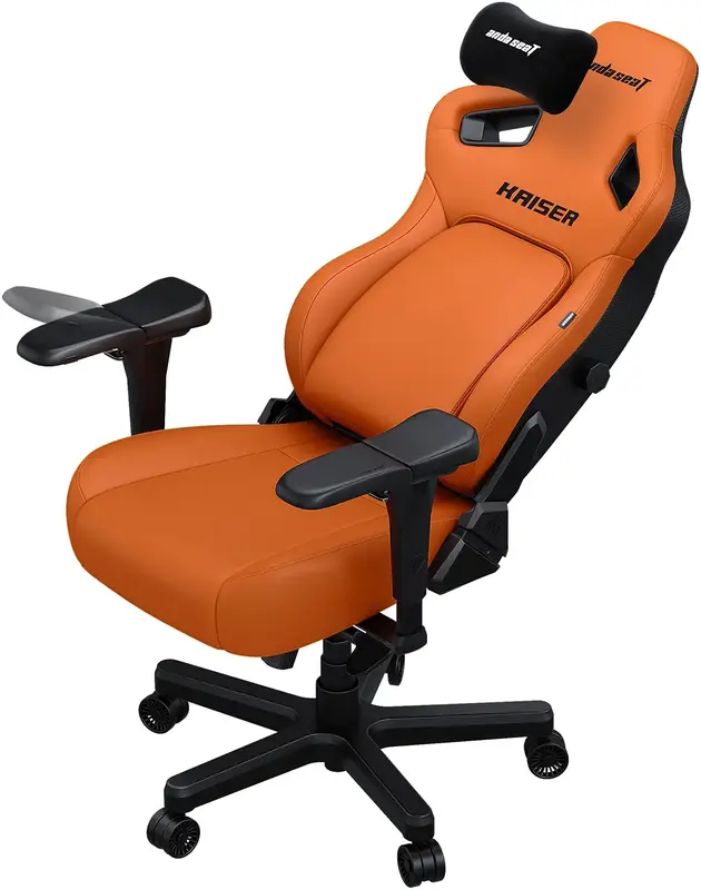 Ігрове крісло Anda Seat Kaiser 4 Size XL (Orange) AD12YDDC-XLL-20-O-PV/C - фото - №1