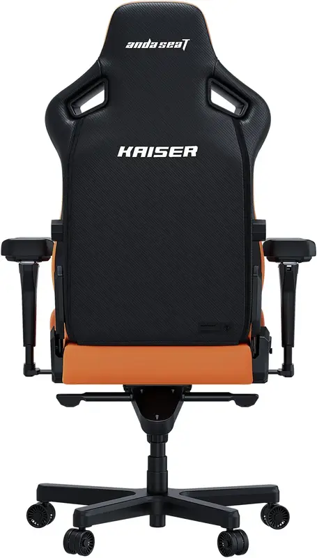 Ігрове крісло Anda Seat Kaiser 4 Size XL (Orange) AD12YDDC-XLL-20-O-PV/C - фото - №3