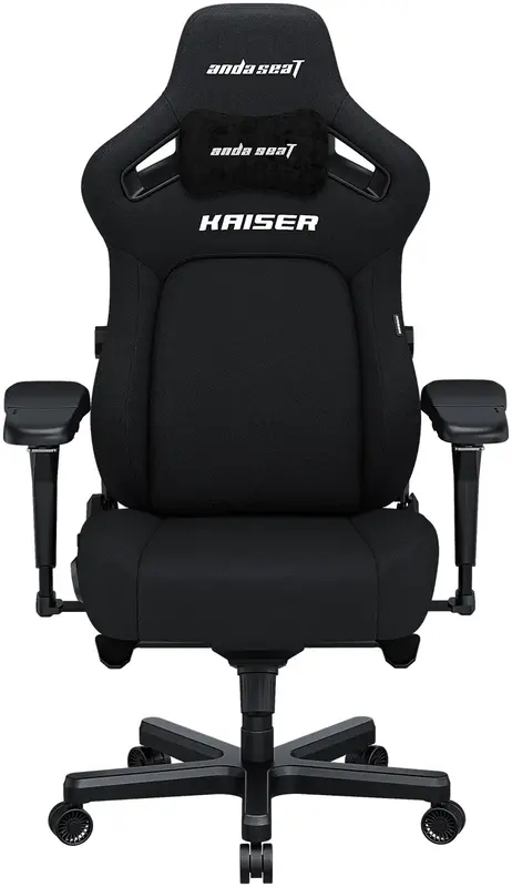 Ігрове крісло Anda Seat Kaiser 4 Size XL (Black) Linen Fabric AD12YDDC-XLL-20-B-CF фото
