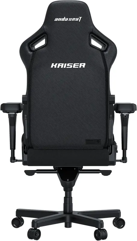 Ігрове крісло Anda Seat Kaiser 4 Size XL (Black) Linen Fabric AD12YDDC-XLL-20-B-CF фото