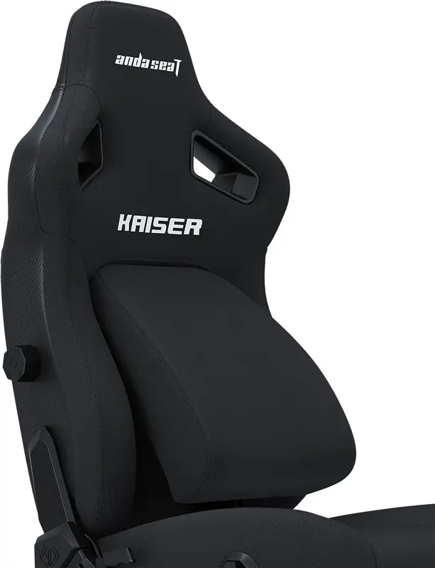 Ігрове крісло Anda Seat Kaiser 4 Size XL (Black) Linen Fabric AD12YDDC-XLL-20-B-CF фото