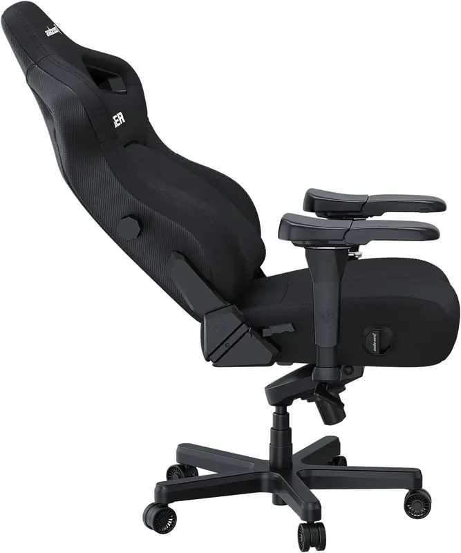 Ігрове крісло Anda Seat Kaiser 4 Size XL (Black) Linen Fabric AD12YDDC-XLL-20-B-CF фото