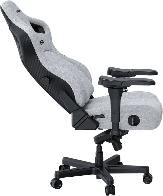 Игровое кресло Anda Seat Kaiser 4 Size XL (Gray) Linen Fabric AD12YDDC-XLL-20-G-CF фото