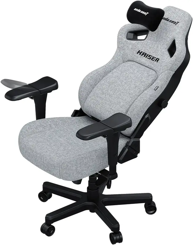 Игровое кресло Anda Seat Kaiser 4 Size XL (Gray) Linen Fabric AD12YDDC-XLL-20-G-CF фото