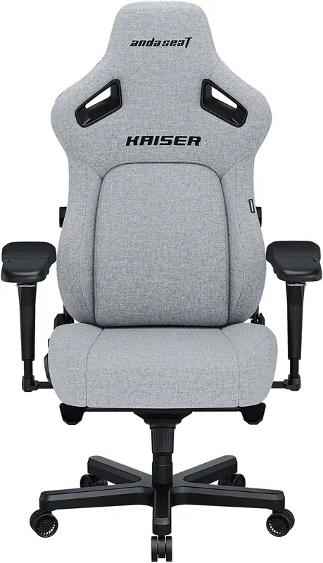 Игровое кресло Anda Seat Kaiser 4 Size XL (Gray) Linen Fabric AD12YDDC-XLL-20-G-CF фото