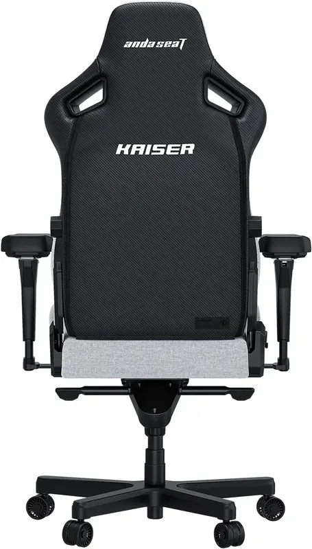 Игровое кресло Anda Seat Kaiser 4 Size XL (Gray) Linen Fabric AD12YDDC-XLL-20-G-CF фото
