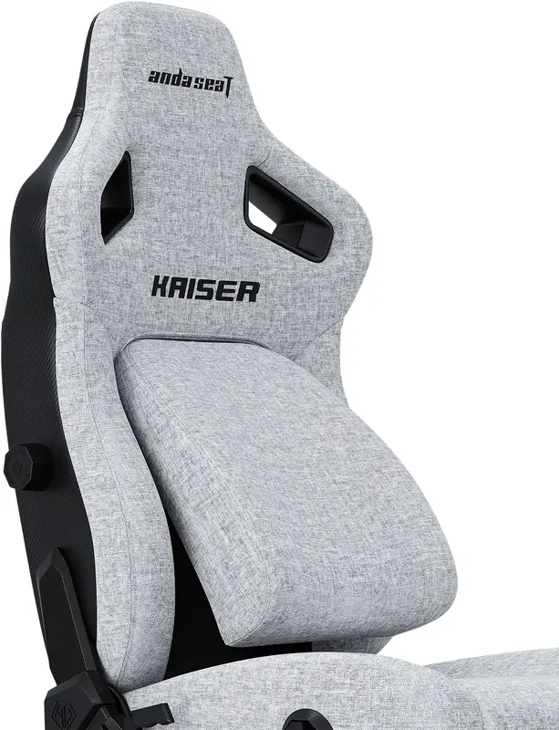 Игровое кресло Anda Seat Kaiser 4 Size XL (Gray) Linen Fabric AD12YDDC-XLL-20-G-CF фото