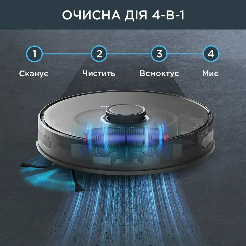 Робот пилосос миючий Rowenta X-plorer Serie 75 S RR8575WH - фото - №4