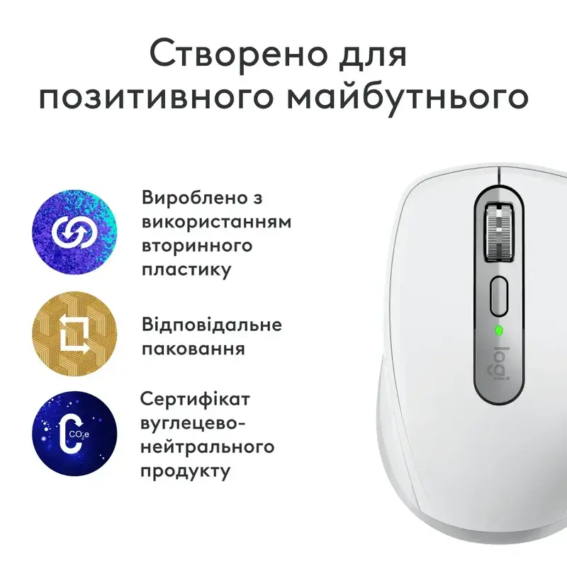 Мышь Logitech MX Anywhere 3S for Mac Wireless (Pale Gray) 910-006946 фото