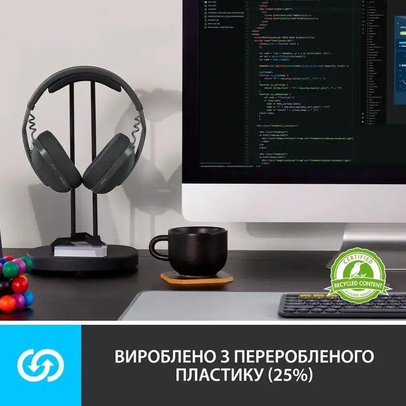 Гарнитура Logitech Zone VIBE 100 (Graphite) L981-001213 фото