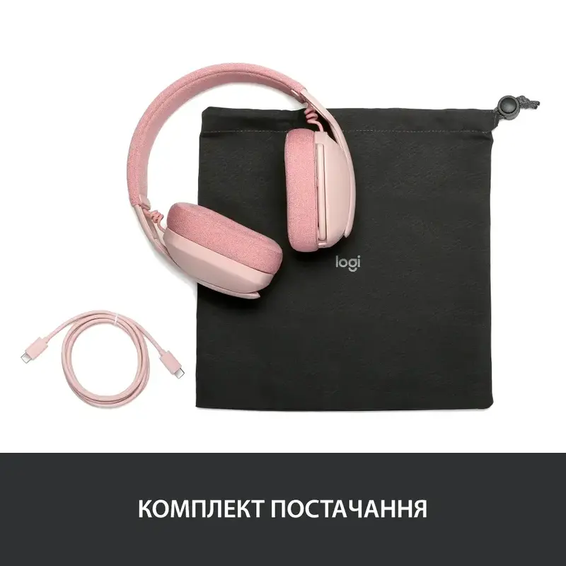 Гарнитура Logitech Zone VIBE 100 (Rose) L981-001224 фото