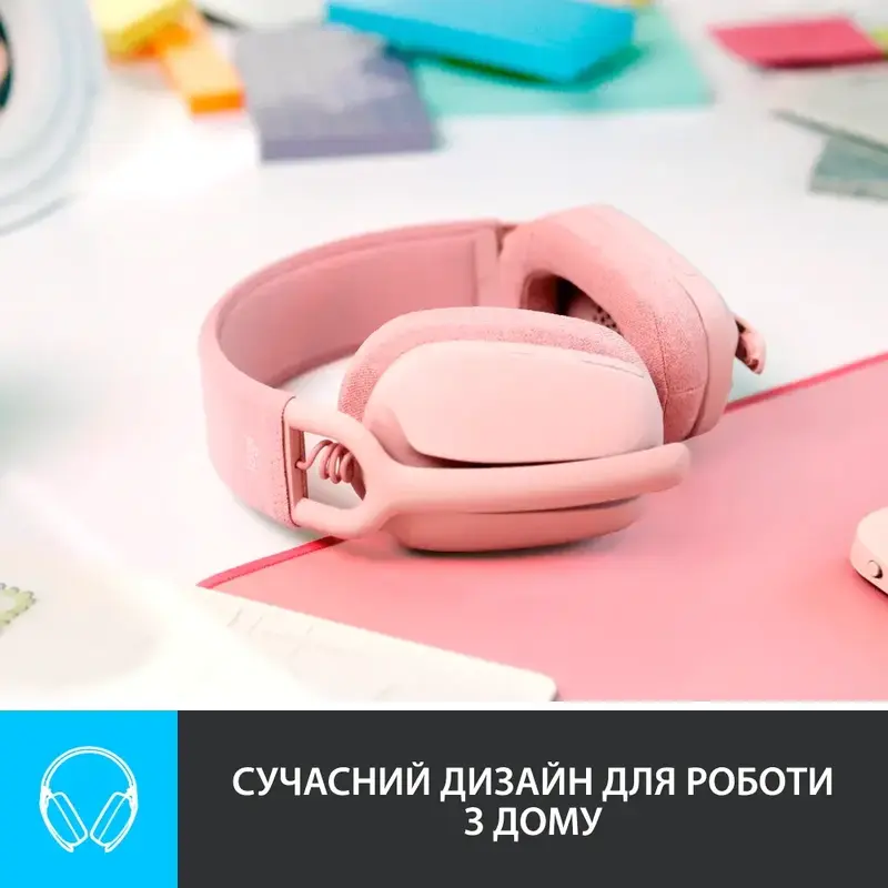 Гарнитура Logitech Zone VIBE 100 (Rose) L981-001224 фото