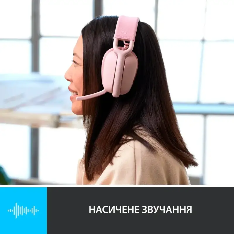 Гарнитура Logitech Zone VIBE 100 (Rose) L981-001224 фото
