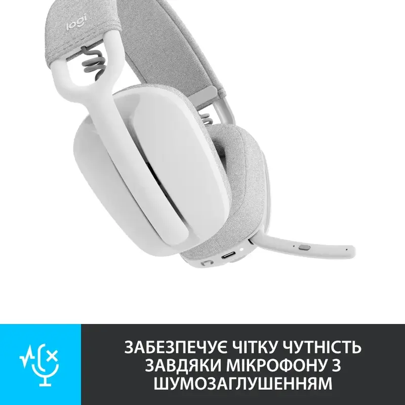 Гарнитура Logitech Zone VIBE 100 (White) L981-001219 фото