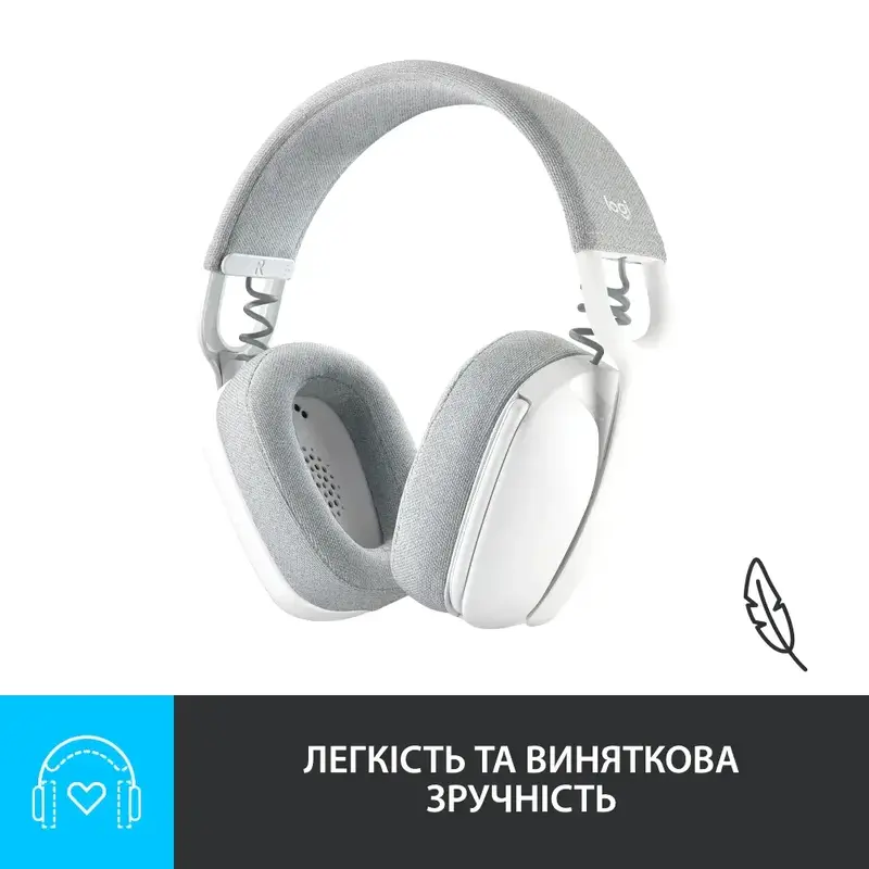 Гарнитура Logitech Zone VIBE 100 (White) L981-001219 фото