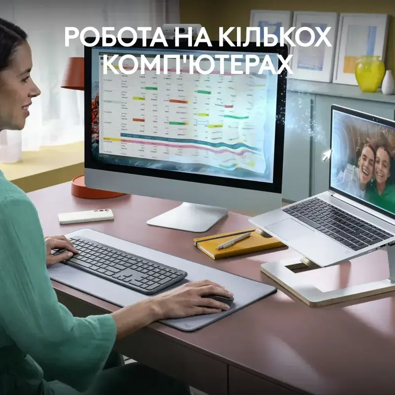 Комплект Logitech MK950 Signature Slim Wireless (Graphite) 920-012490 фото