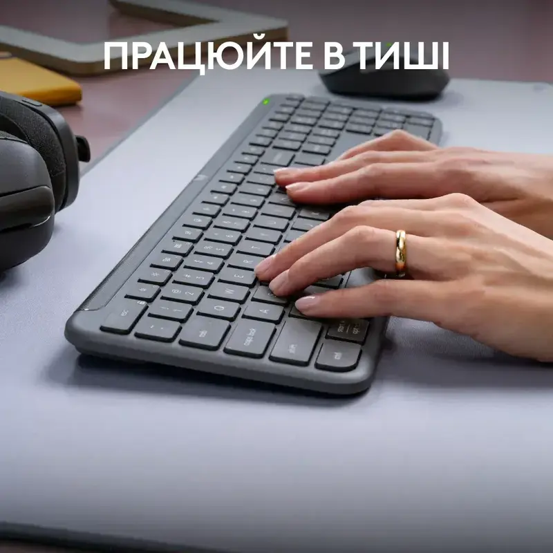 Комплект Logitech MK950 Signature Slim Wireless (Graphite) 920-012490 фото