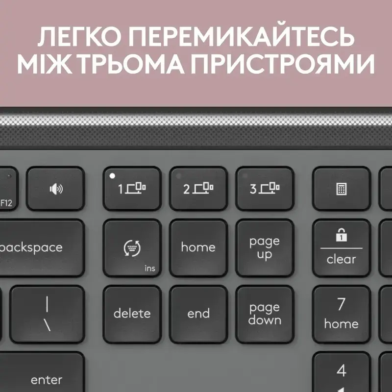 Комплект Logitech MK950 Signature Slim Wireless (Graphite) 920-012490 фото