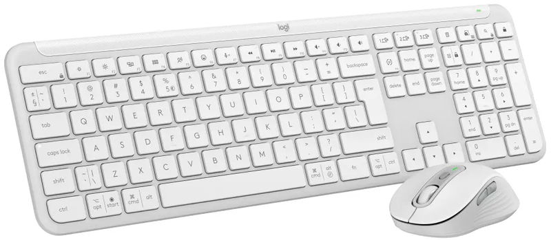 Комплект Logitech MK950 Signature Slim Wireless (Off-White) 920-012491 - фото - №0