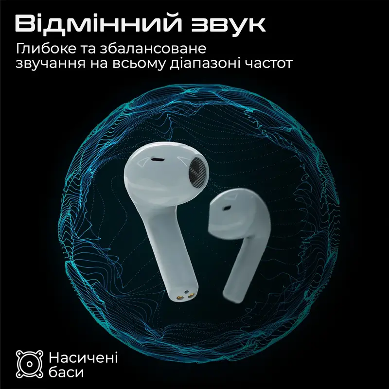 Навушники HiFuture FLYBUDS 3 (White) - фото - №2