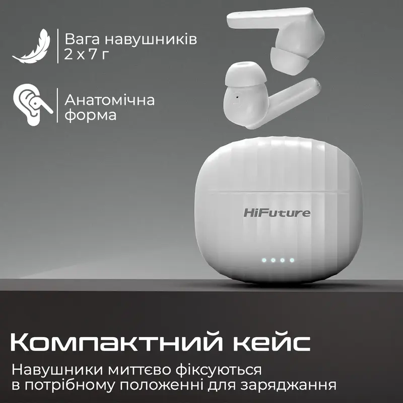 Навушники HiFuture SONICBLISS (White) - фото - №5