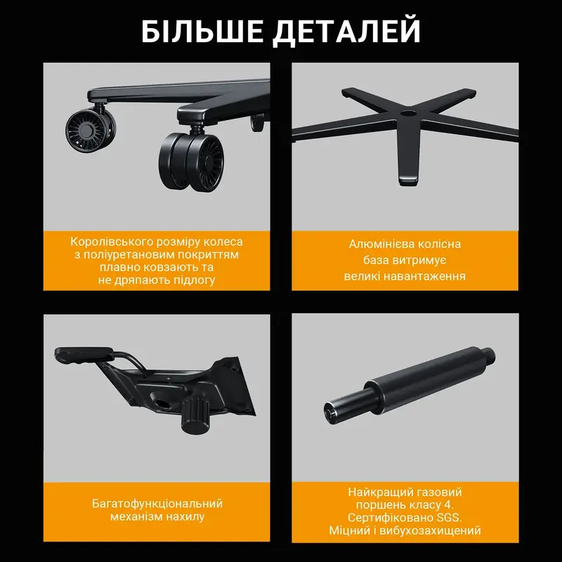 Игровое кресло Anda Seat Kaiser Frontier Size XL (Black) Linen Fabric AD12YXL-17-B-F-B01 фото