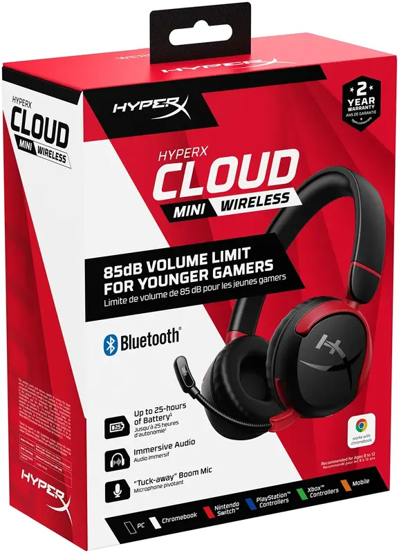 Гарнитура игровая HyperX Cloud Mini Wireless (Black) 7G8F1AA фото