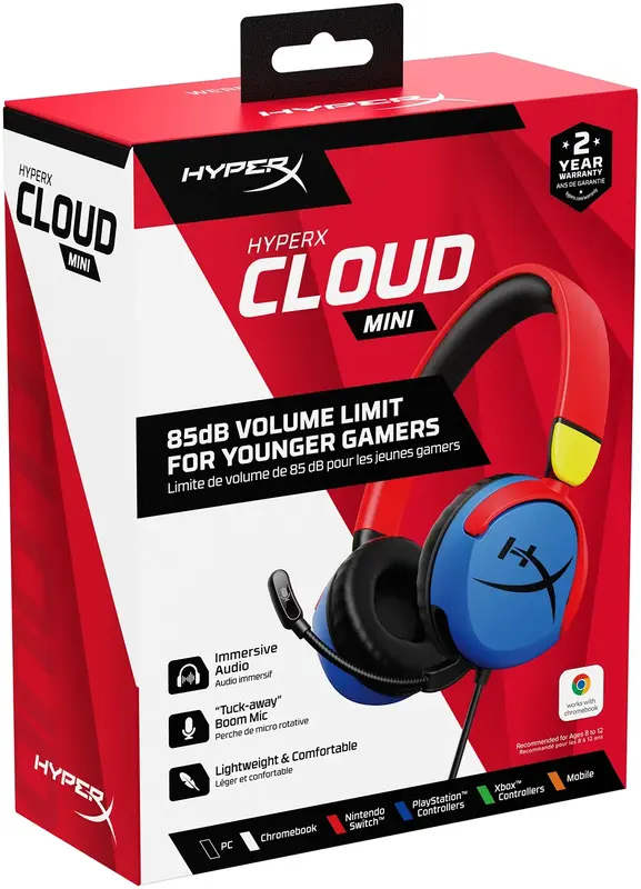 Гарнітура ігрова HyperX Cloud Mini Wired (Multi-Color) 7G8F3AA - фото - №7