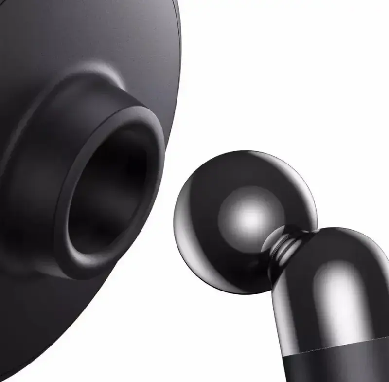 Держатель в машину Baseus C01 Magnetic Stick-on (black) фото