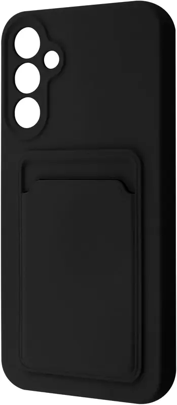 Чехол для Samsung A15 4G/5G WAVE Colorful Pocket (black) - фото - №0