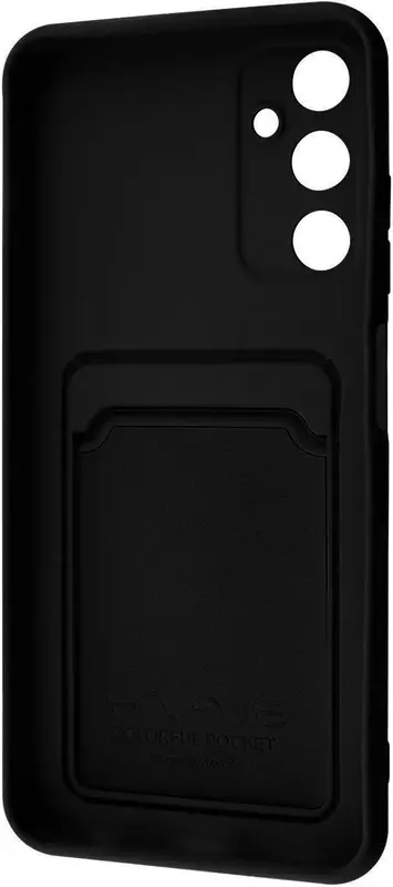 Чохол для Samsung A05S WAVE Colorful Pocket (black) - фото - №1