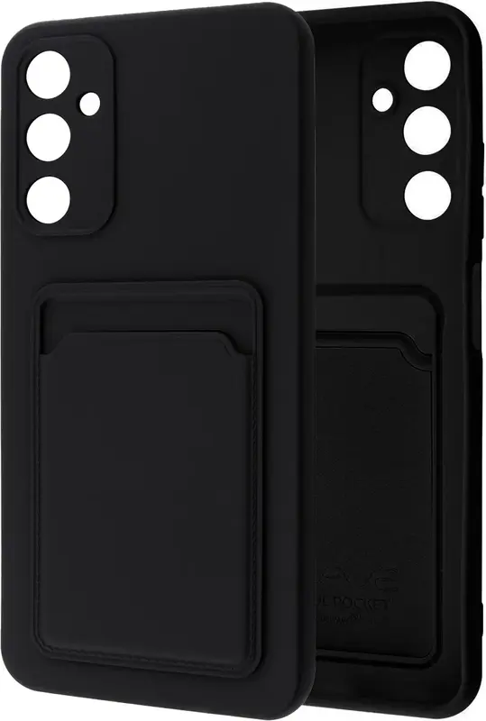 Чохол для Samsung A05S WAVE Colorful Pocket (black) - фото - №2
