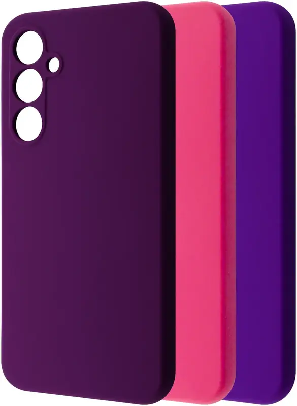 Чохол для Samsung A35 WAVE Full Silicone Cover (dark purple) фото