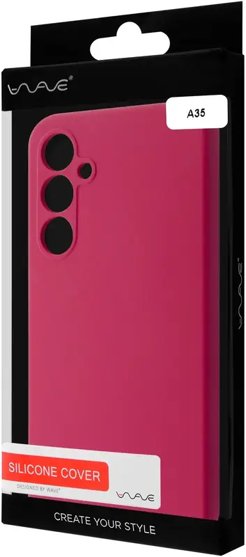 Чохол для Samsung A35 WAVE Full Silicone Cover (pink) - фото - №3