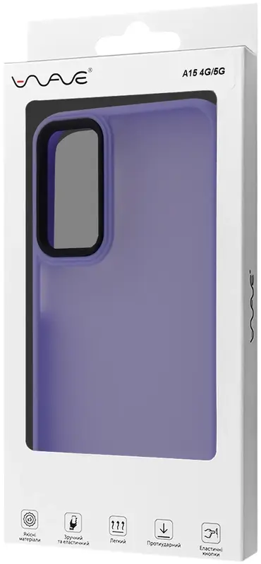 Чохол для Samsung A15 4G/5G WAVE Matte Color Case (light purple) - фото - №3