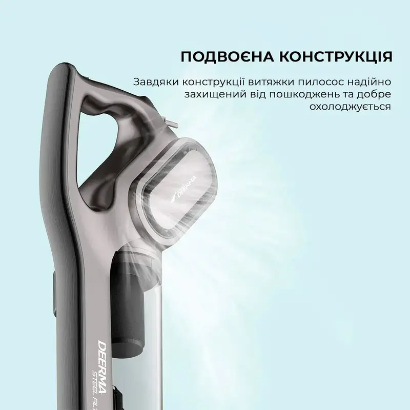 Ручний пилосос DEERMA Suction Vacuum Cleaner DX700S (Gray) - фото - №10