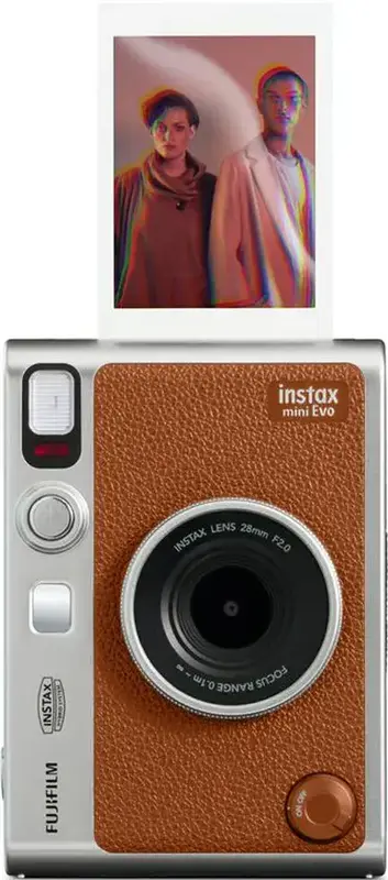Фотокамера моментальной печати Fujifilm INSTAX MINI EVO Brown фото