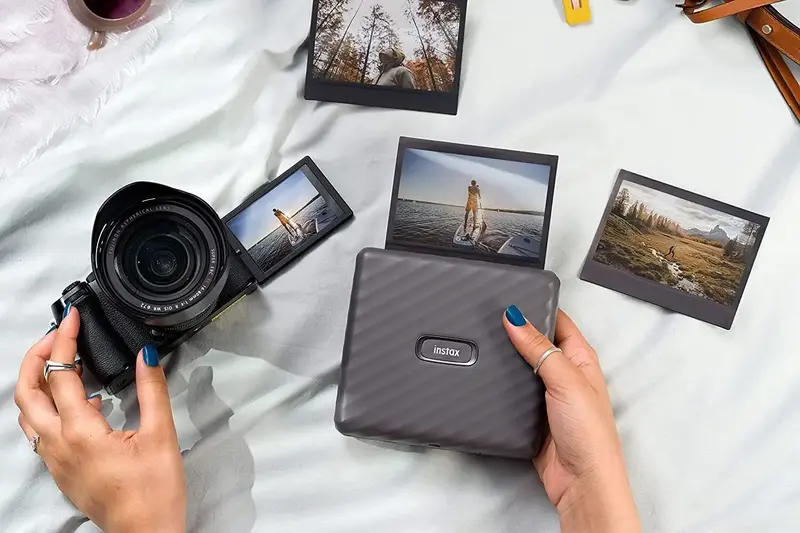 Фотопринтер Fujifilm INSTAX LINK WIDE M GRAY EX D фото
