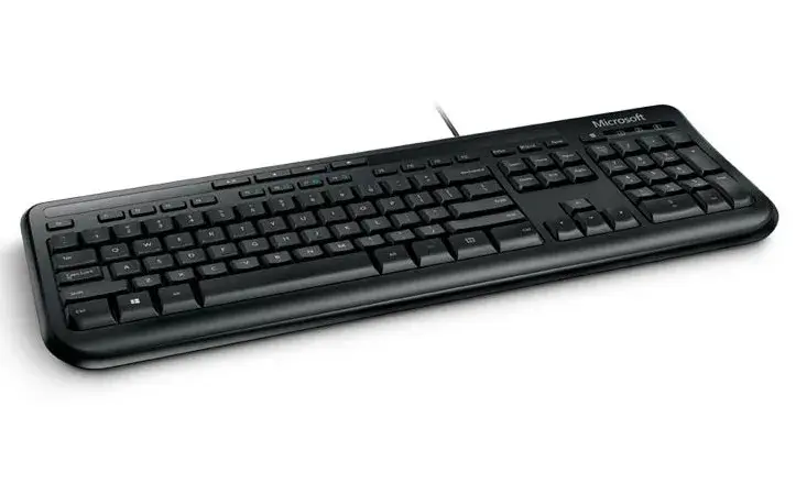 Клавiатура Microsoft Wired Keyboard 600 (Black) ANB-00018 - фото - №2