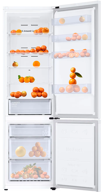 Двокамерний холодильник Samsung RB38C600EWW/UA BMF - фото - №1