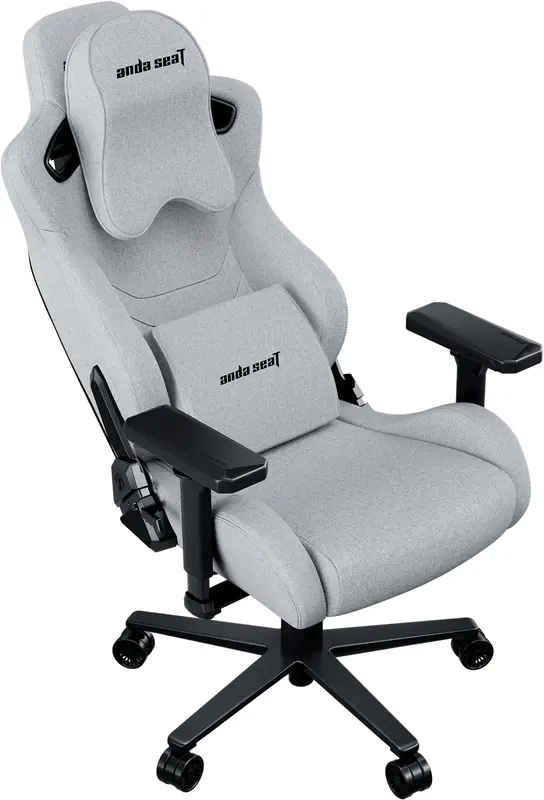 Ігрове крісло Anda Seat Kaiser 2 Pro Size XL Gray Linen Fabric (AD12YXL-17-G-F-G01) фото