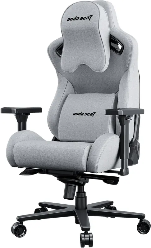Ігрове крісло Anda Seat Kaiser 2 Pro Size XL Gray Linen Fabric (AD12YXL-17-G-F-G01) фото