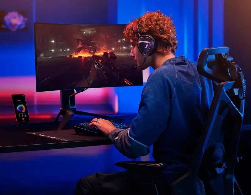 Гарнітура ігрова ASUS ROG Delta II (90YH03W0-BHUA00) - фото - №8