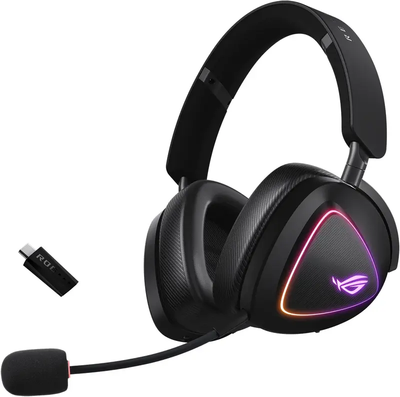 Гарнітура ігрова ASUS ROG Delta II (90YH03W0-BHUA00) - фото - №0